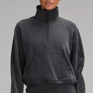 NWOT Lululemon Brushed Softstreme Half Zip Sweatshirt